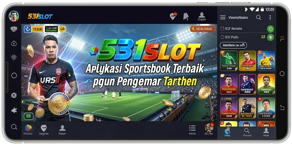 Tampilan antarmuka 531SLOT dengan fitur taruhan olahraga menarik.