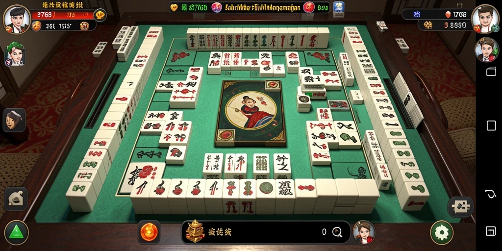 Screenshot gameplay Mahjong yang seru dan menantang di 8768.