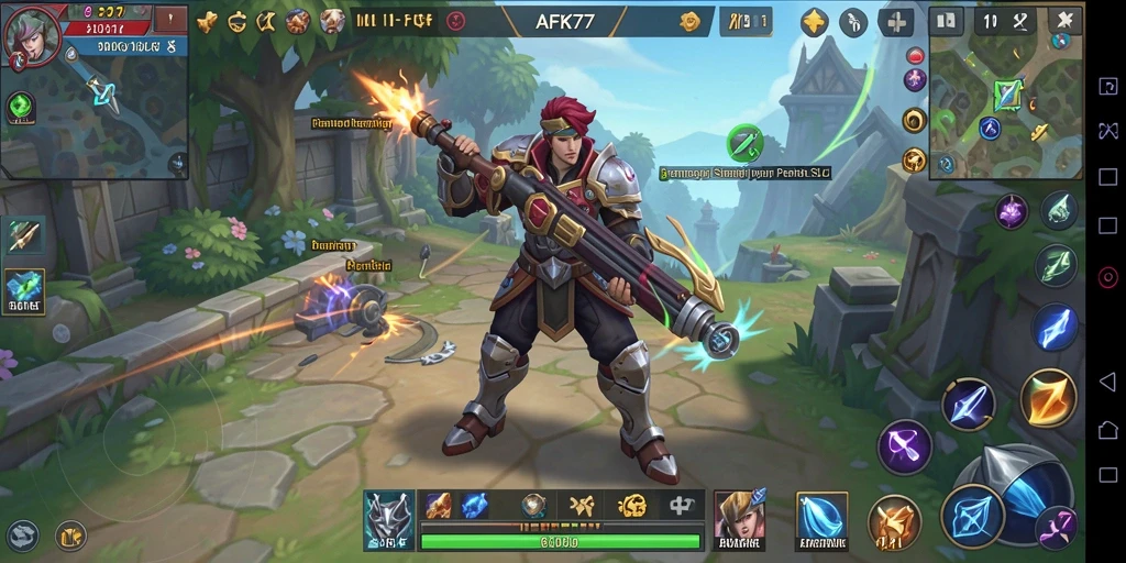 Gameplay AFK77 yang menegangkan dan penuh strategi.