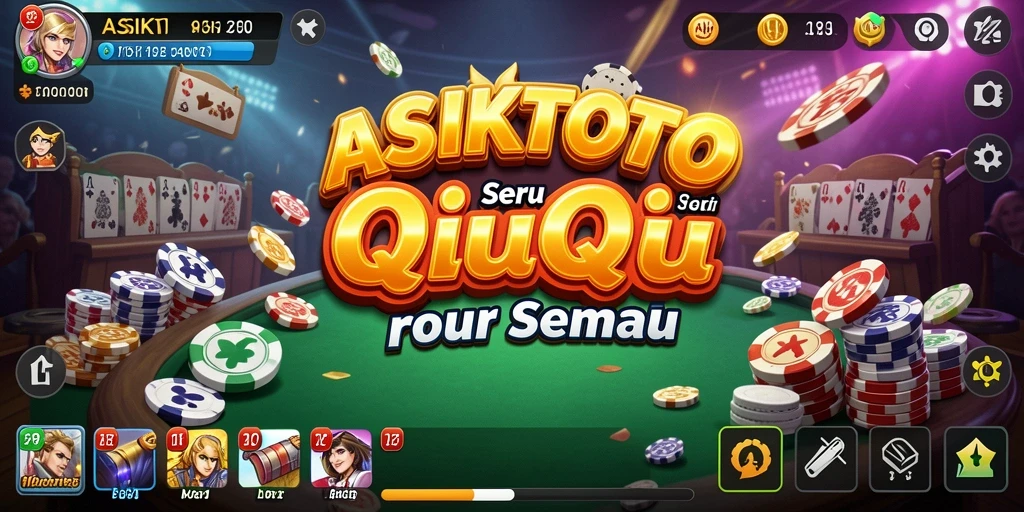 Tampilan gameplay ASIKTOTO saat bermain QiuQiu yang seru.
