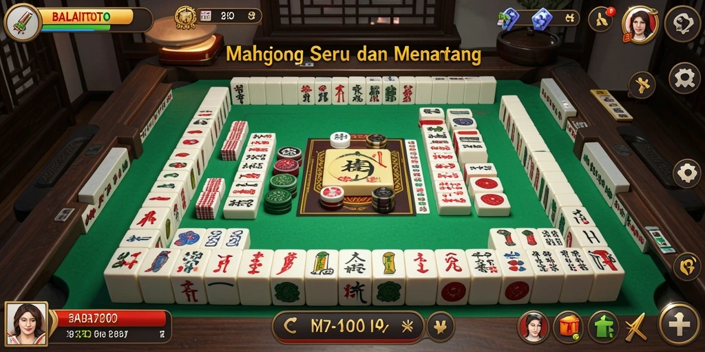 Tangkapan layar BALAITOTO menampilkan pengalaman bermain Mahjong yang seru.