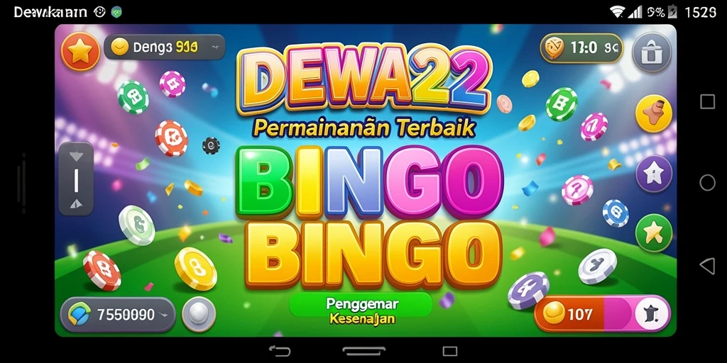 Tampilan gameplay Bingo yang seru dan interaktif di DEWA22.
