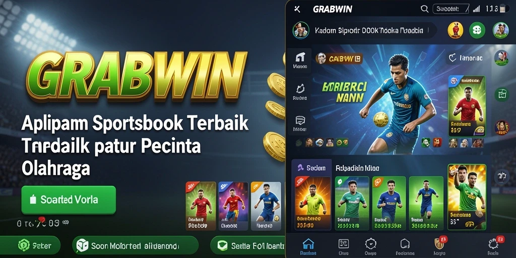 Tangkapan layar gameplay <strong>GRABWIN</strong> yang menampilkan taruhan olahraga secara langsung.