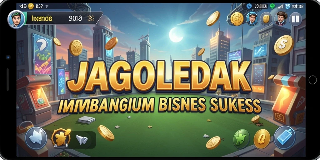 Tangkapan layar gameplay JAGOLEDAK menampilkan momen strategis yang menegangkan.