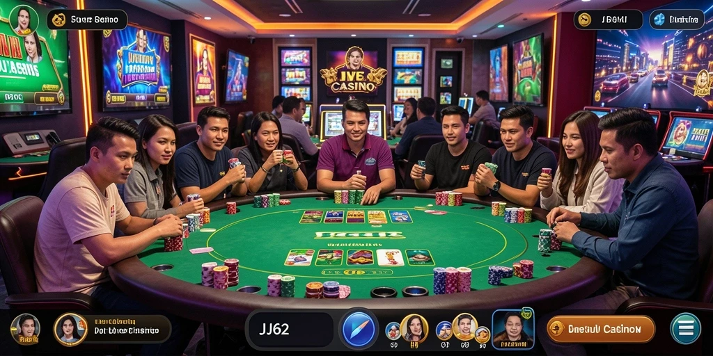 Tampilan gameplay menarik dari <strong>JJ62</strong> dengan dealer profesional.
