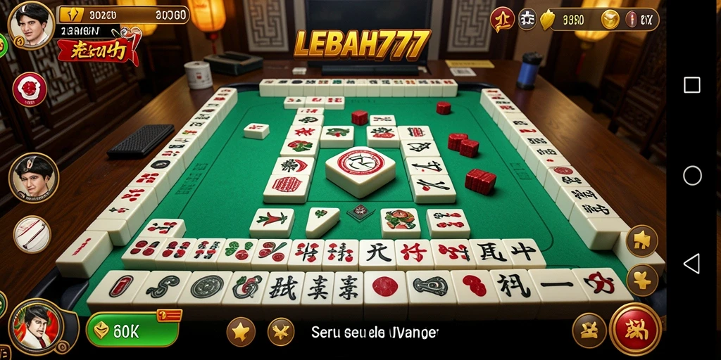 Tangkapan layar LEBAH777 menunjukkan gameplay Mahjong yang menantang.