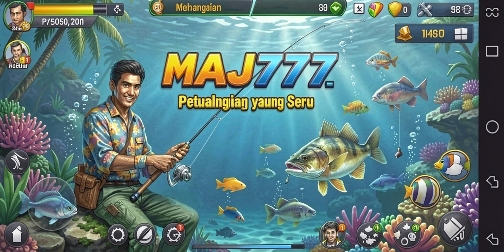 Tangkapan ikan yang luar biasa di MAJ777 dalam aksi gameplay.