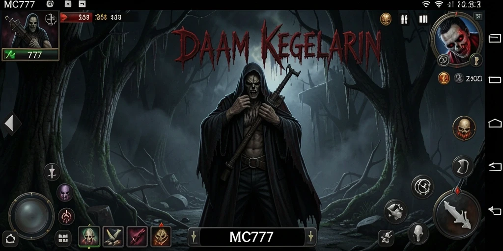 Tangkapan layar menunjukkan momen mencekam dalam MC777.