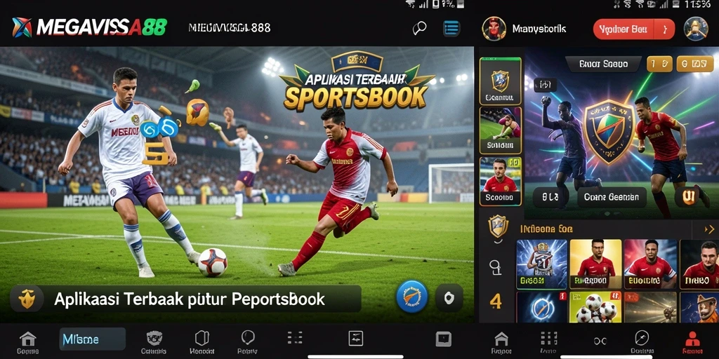 Tampilan gameplay Sportsbook yang menarik di MEGAVISA88.
