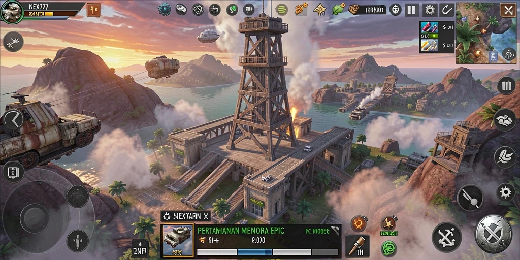 Tampilan gameplay seru dalam NEX777 yang menantang.