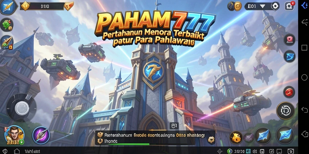 Gameplay menakjubkan dari PAHAM777 di tengah aksi Tower Defense.