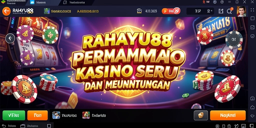 Tangkapan layar RAHAYU88 menampilkan gameplay Kasino yang mengasyikkan.