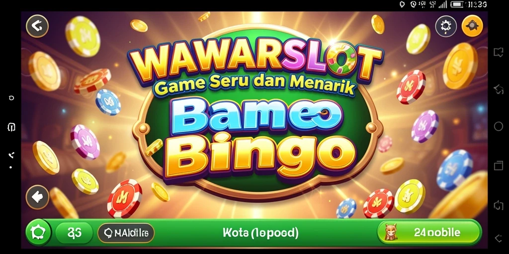 Tampilan gameplay WAWARSLOT yang penuh warna dan seru