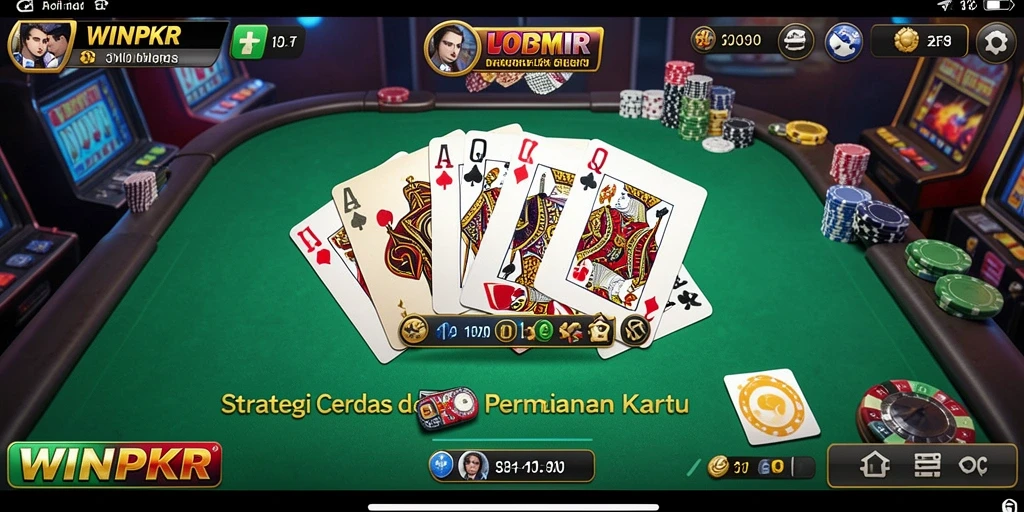 Tampilan menarik dari gameplay WINPKR yang penuh strategi.